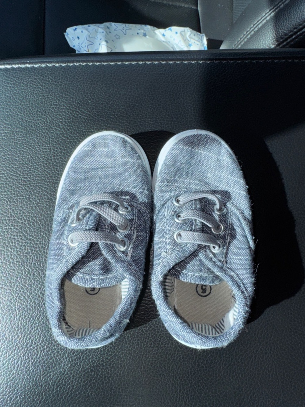 Kids Casual Canvas Sneakers in Heather Gray - Comfortable Everyday Shoes